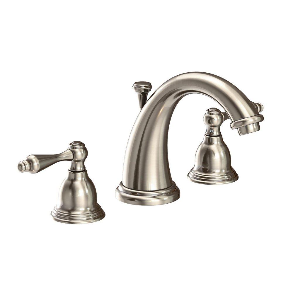 Newport Brass Antique Nickel Two Handle Widespread Bathroom Sink Faucet Lever Handle 
