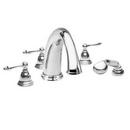 California Energy Commission Registered 2.0 3 Handle Lever Roman Tub Faucet Trim 