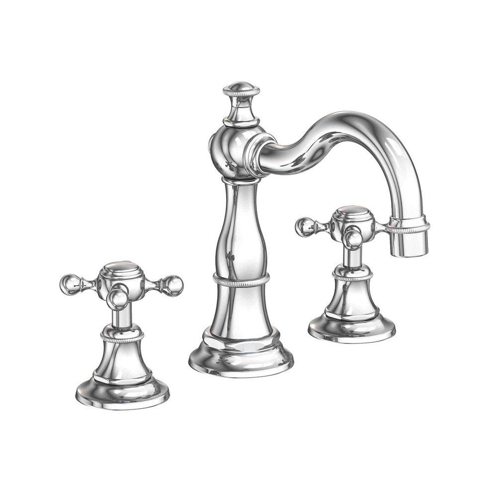Newport Brass Polished Chrome Two Handle Widespread Bathroom Sink Faucet 