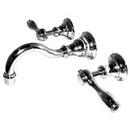 Newport Brass Satin Nickel Two Handle Widespread Bathroom Sink Faucet Lever Handle 