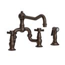 Newport Brass English Bronze Two Handle Bridge Kitchen Faucet 