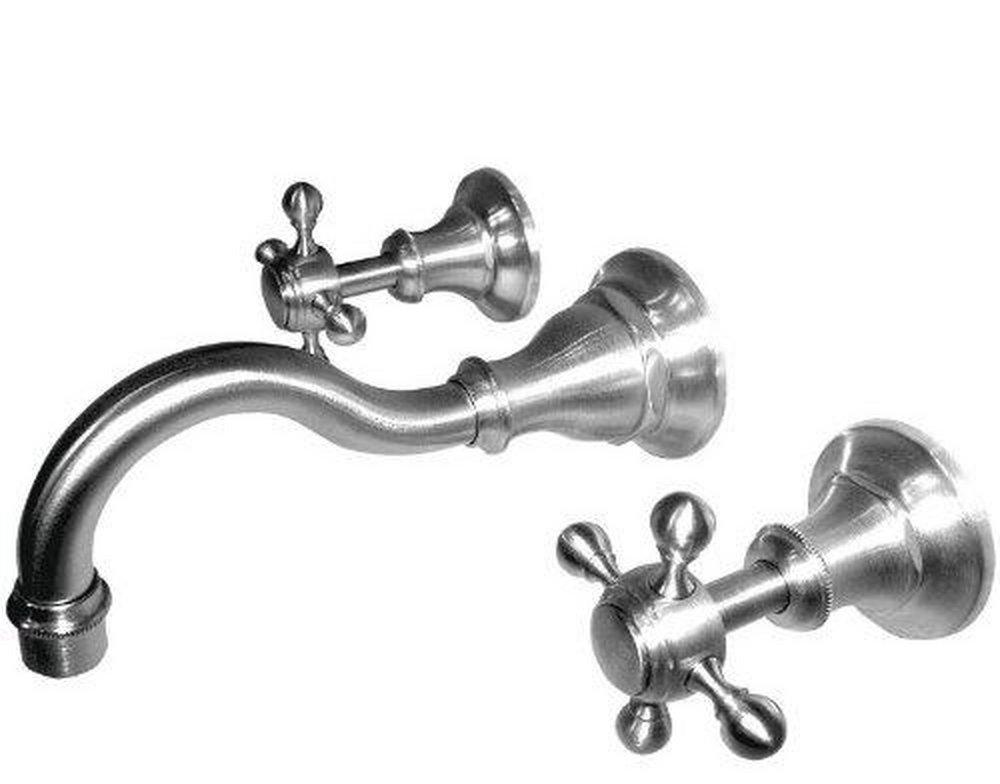 Newport Brass Polished Nickel - Natural Two Handle Widespread Bathroom Sink Faucet 