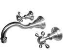 Newport Brass Polished Nickel - Natural Two Handle Widespread Bathroom Sink Faucet 