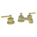 Two Handle Widespread Bathroom Sink Faucet in Satin Brass - PVD