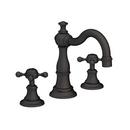 Newport Brass Flat Black Two Handle Widespread Bathroom Sink Faucet 
