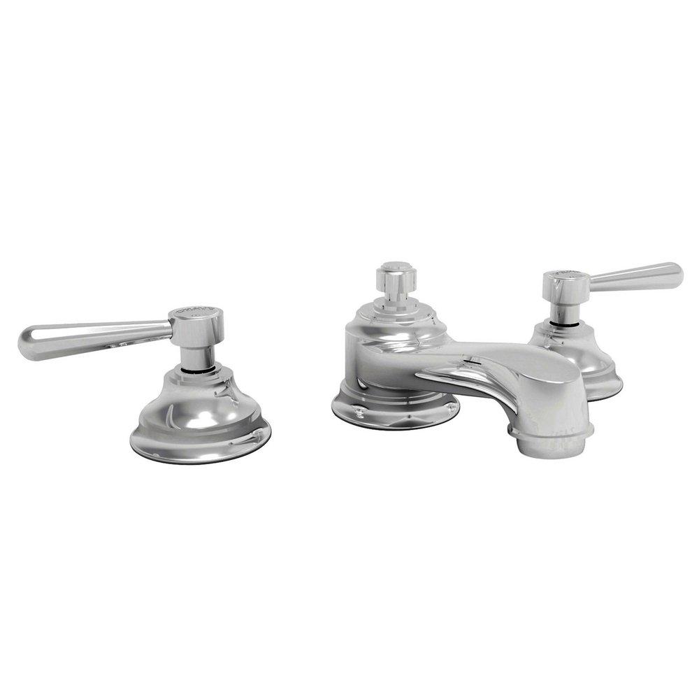 Newport Brass Polished Chrome Two Handle Widespread Bathroom Sink Faucet 