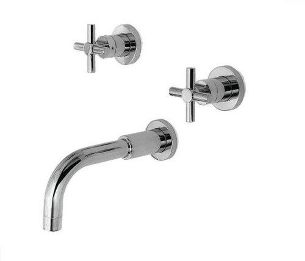 Newport Brass Polished Nickel - Natural Two Handle Wall Mount Filler (Trim Only) 