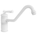 Newport Brass White Single Handle Kitchen Faucet 