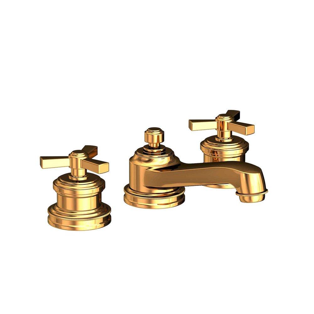 Newport Brass Polished Gold - PVD Two Handle Bathroom Sink Faucet 