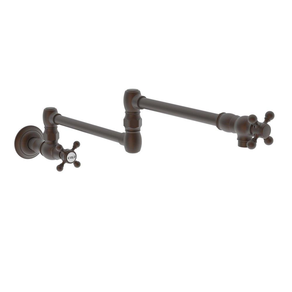 Newport Brass English Bronze Two Handle Cross Pot Filler 