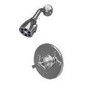 Single Handle Single Function Shower Faucet in Satin Nickel - PVD Trim Only