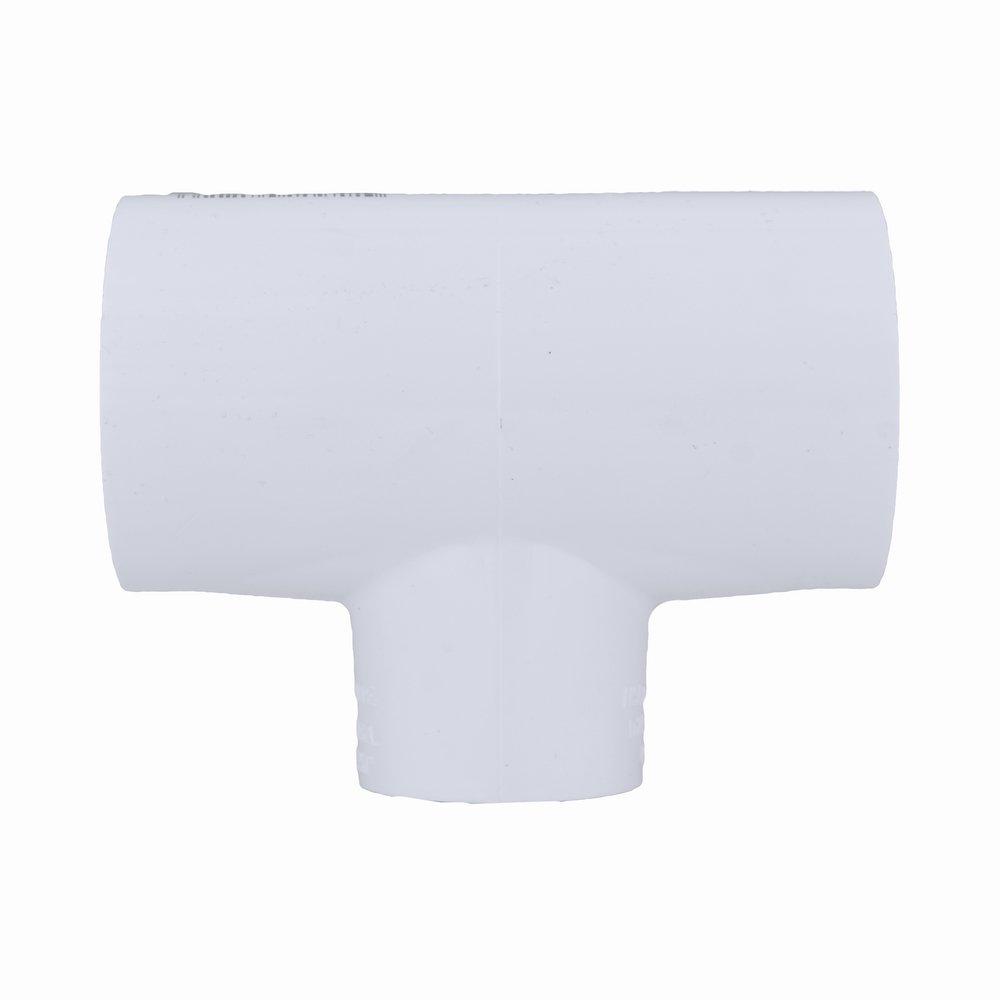 White PVC Schedule 40 Tee 