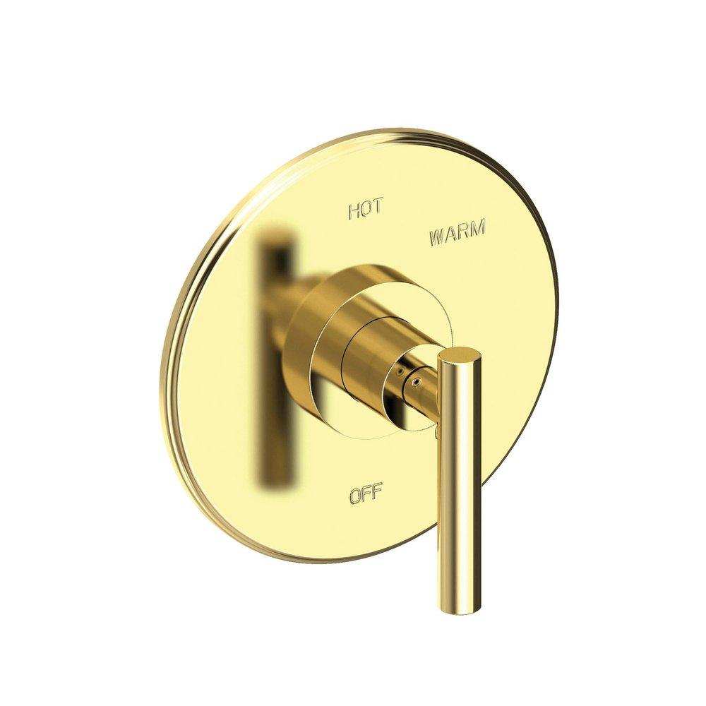 Newport Brass Uncoated Polished Brass - Living Single Handle Bathtub & Shower Faucet (Trim Only) 