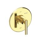 Newport Brass Uncoated Polished Brass - Living Single Handle Bathtub & Shower Faucet (Trim Only) 