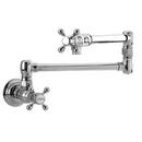 Newport Brass Polished Chrome Two Handle Cross Pot Filler 