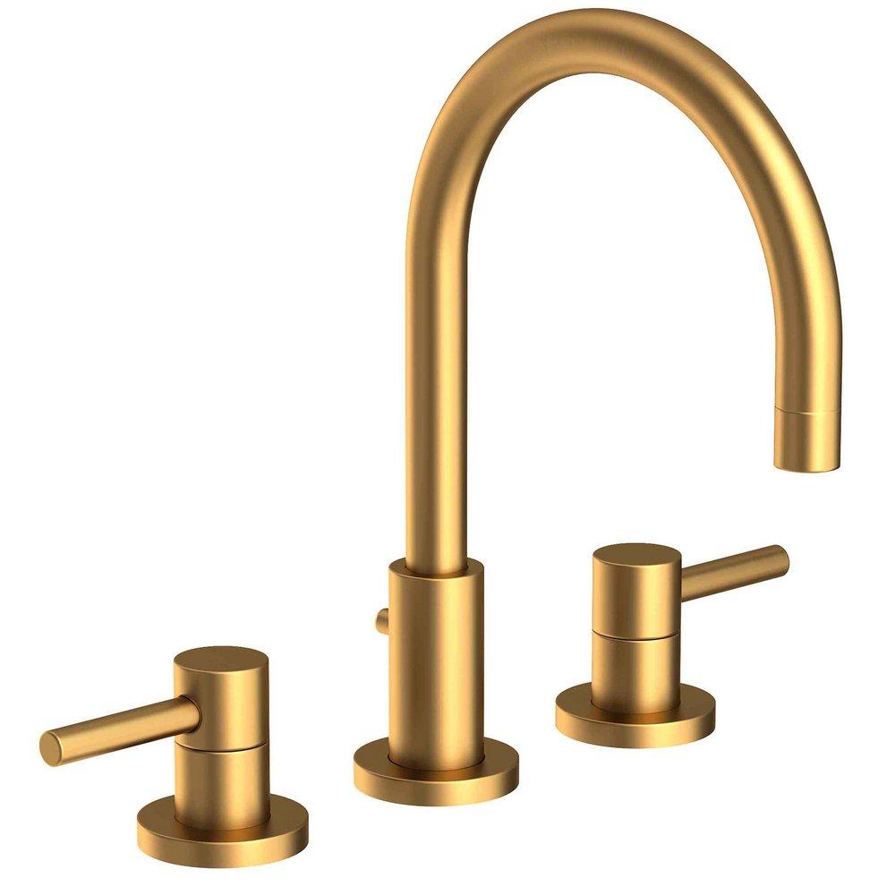 Newport Brass Satin Bronze - PVD Two Handle Widespread Bathroom Sink Faucet 