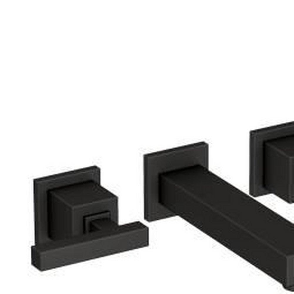 Newport Brass Flat Black Two Handle Widespread Bathroom Sink Faucet 