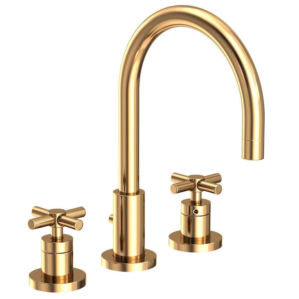 Newport Brass Uncoated Polished Brass - Living Two Handle Bathroom Sink Faucet 