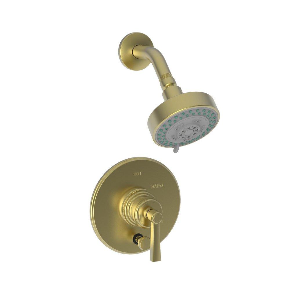 Newport Brass Satin Brass - PVD Single Handle Single Function Shower Faucet Trim Only 