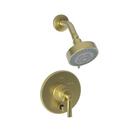 Single Handle Single Function Shower Faucet in Satin Brass - PVD Trim Only