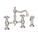 Newport Brass Satin Nickel - PVD Two Handle Bridge Kitchen Faucet 