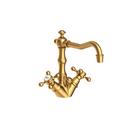 Newport Brass Satin Bronze - PVD Widespread Bathroom Sink Faucet with Double Cross Handle 
