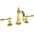 Two Handle Widespread Bathroom Sink Faucet in Polished Gold - PVD