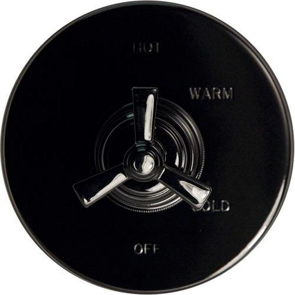 Newport Brass Flat Black Single Handle Bathtub & Shower Faucet Trim Only 