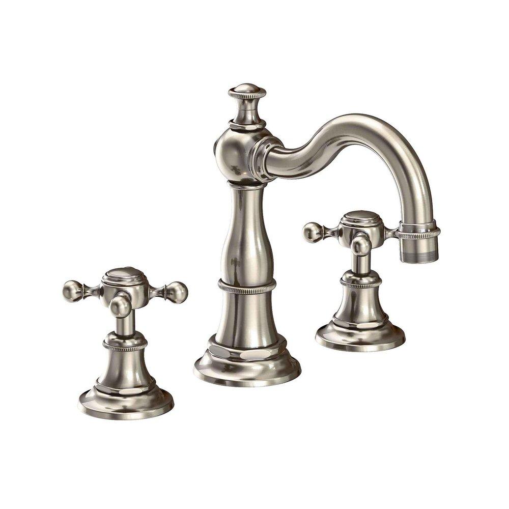 Newport Brass Antique Nickel Two Handle Widespread Bathroom Sink Faucet 