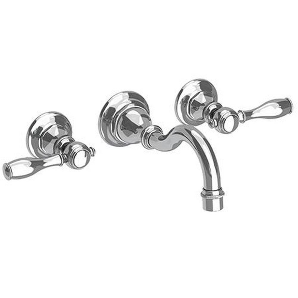 Newport Brass Satin Bronze - PVD Two Handle Wall Mount Widespread Bathroom Sink Faucet 