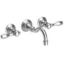 Newport Brass Satin Bronze - PVD Two Handle Wall Mount Widespread Bathroom Sink Faucet 