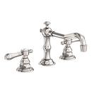Newport Brass Polished Nickel - Natural Two Handle Widespread Bathroom Sink Faucet 