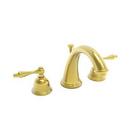 Widespread Bathroom Sink Faucet with Double Lever Handle in Forever Brass - PVD