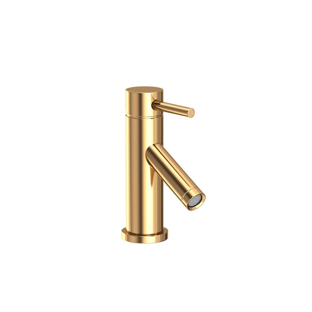 Newport Brass Uncoated Polished Brass - Living Bathroom Sink Faucet with Single Lever Handle 