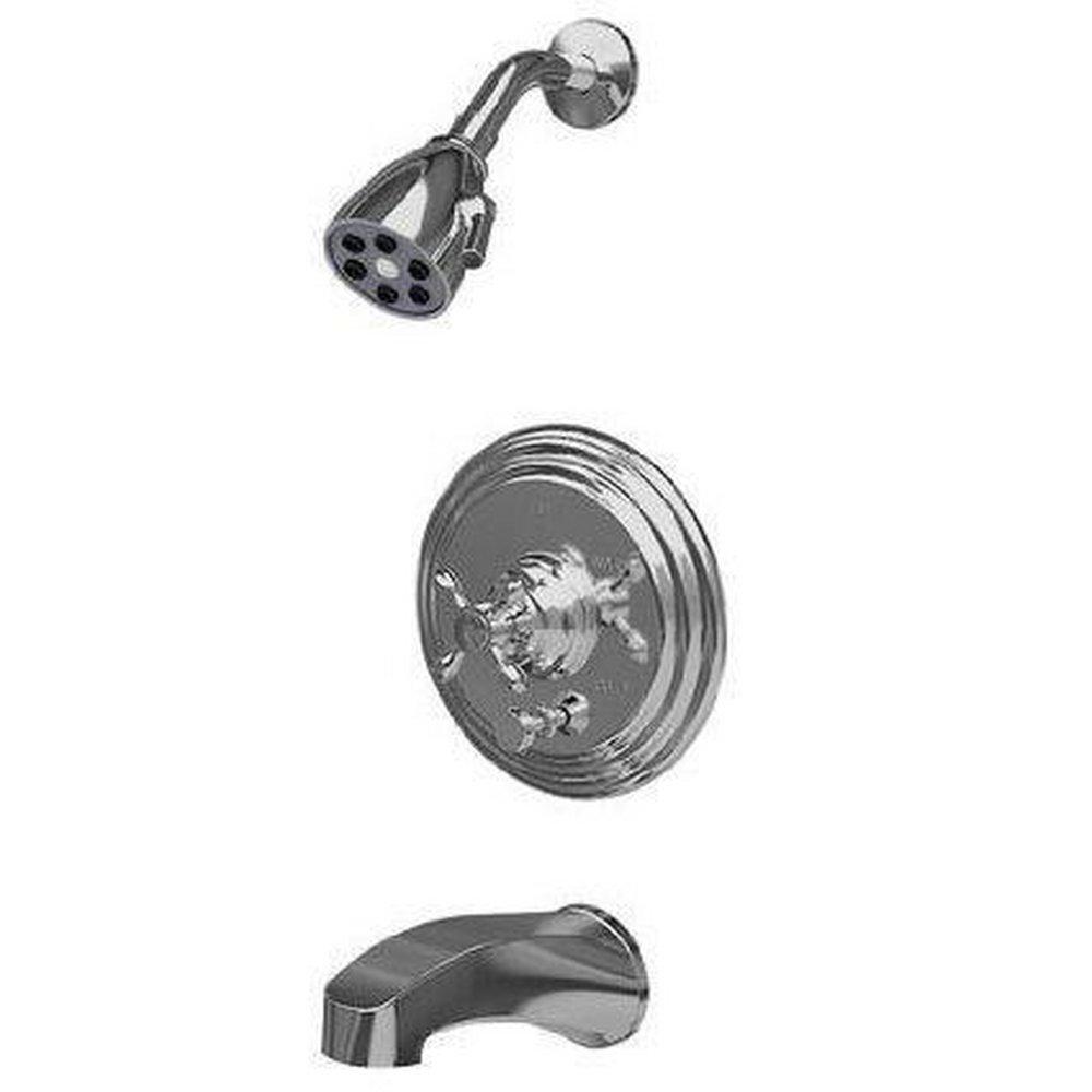 Newport Brass Polished Nickel - Natural Single Handle Single Bathtub & Shower Faucet Trim Only 