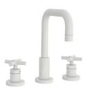 Two Handle Bathroom Sink Faucet in White