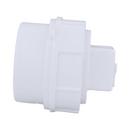 White PVC DWV Fitting Cleanout with Plug 
