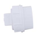 White PVC DWV Fitting Cleanout with Plug 