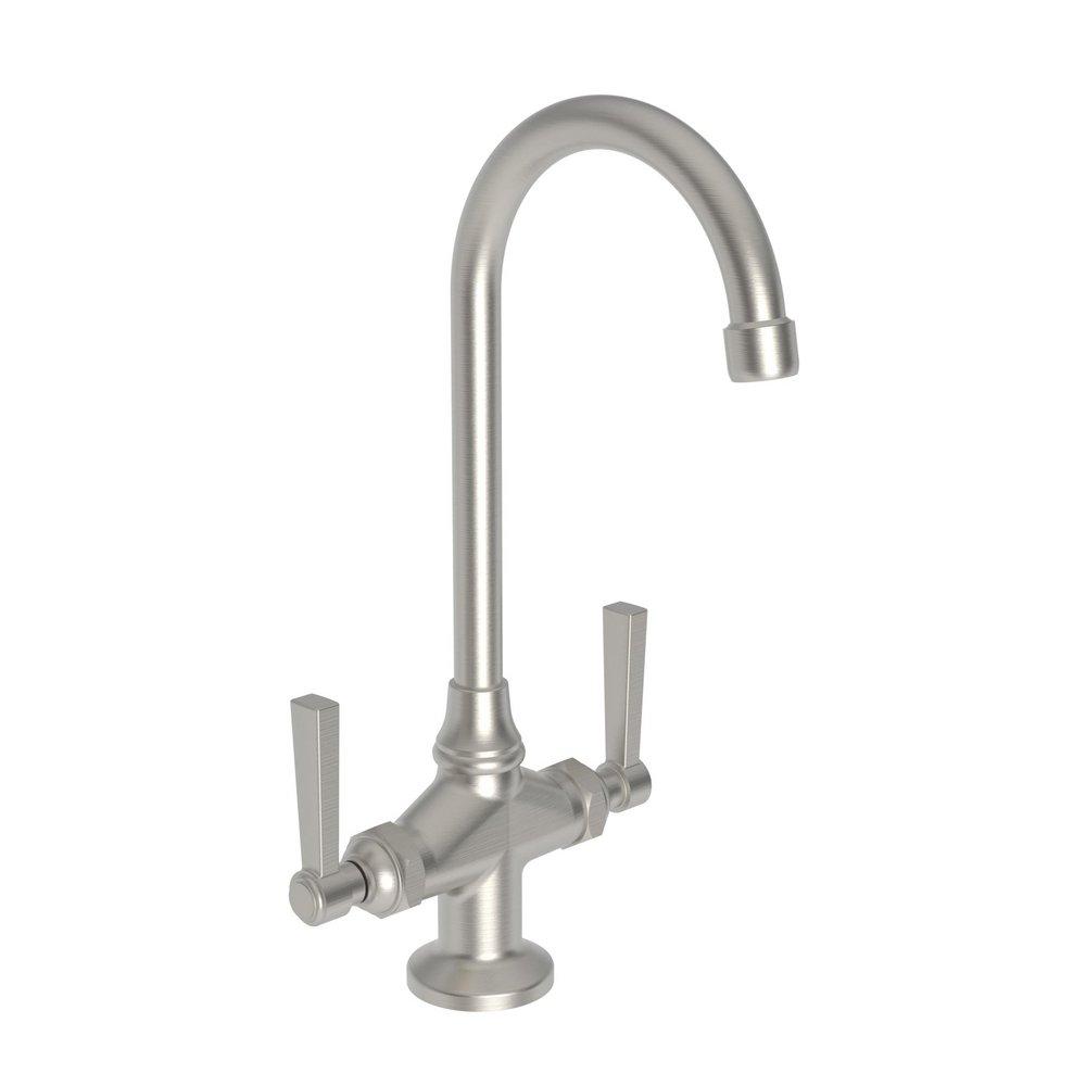 Newport Brass Satin Nickel - PVD Prep Sink or Bar Faucet with Double Lever Handle 