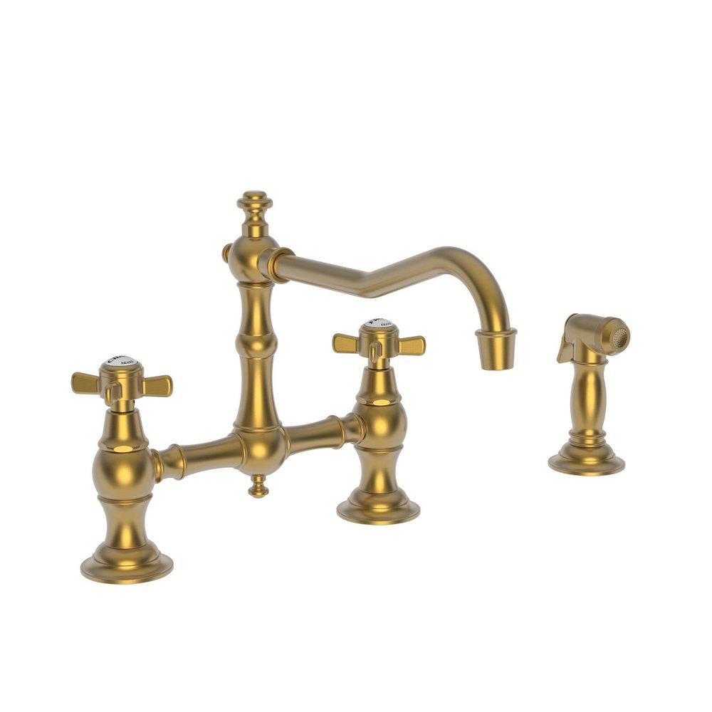 Newport Brass Satin Bronze - PVD Two Handle Kitchen Faucet 