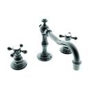 Newport Brass Gloss Black Two Handle Widespread Bathroom Sink Faucet Cross Handle 