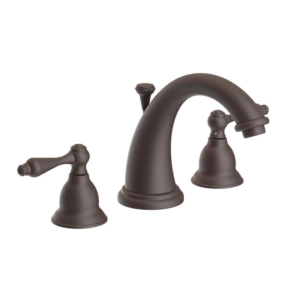 Newport Brass Oil Rubbed Bronze Two Handle Widespread Bathroom Sink Faucet Lever Handle 