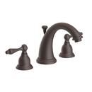 Newport Brass Oil Rubbed Bronze Two Handle Widespread Bathroom Sink Faucet Lever Handle 