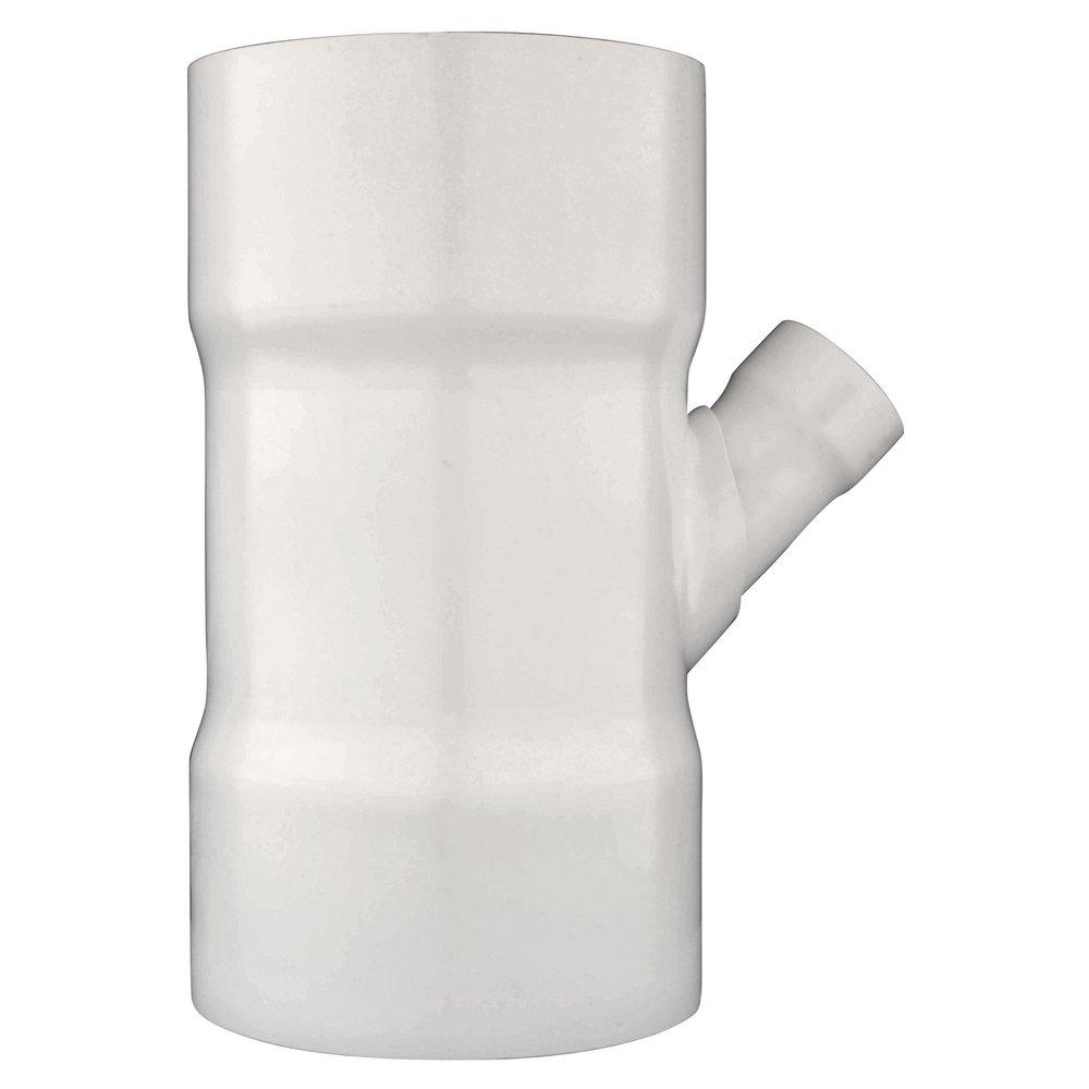 White PVC DWV Wye 
