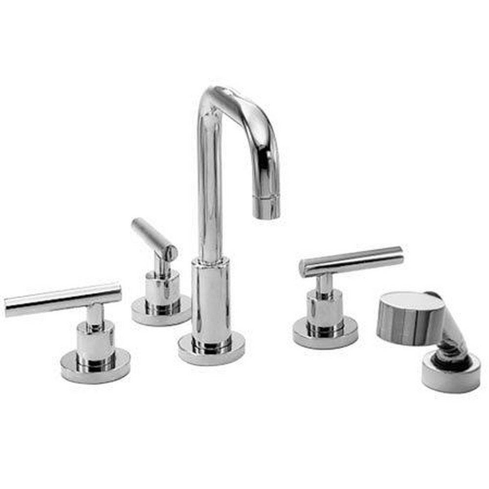 California Energy Commission Registered 2.0 3 Handle Lever Roman Tub Faucet Trim 