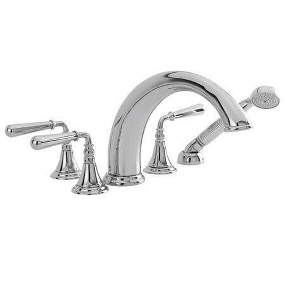 Newport Brass Polished Nickel - Natural Three Handle Roman Tub Faucet Trim Only 