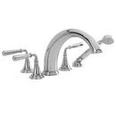 Newport Brass Polished Nickel - Natural Three Handle Roman Tub Faucet Trim Only 