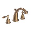 Two Handle Widespread Bathroom Sink Faucet in Antique Brass