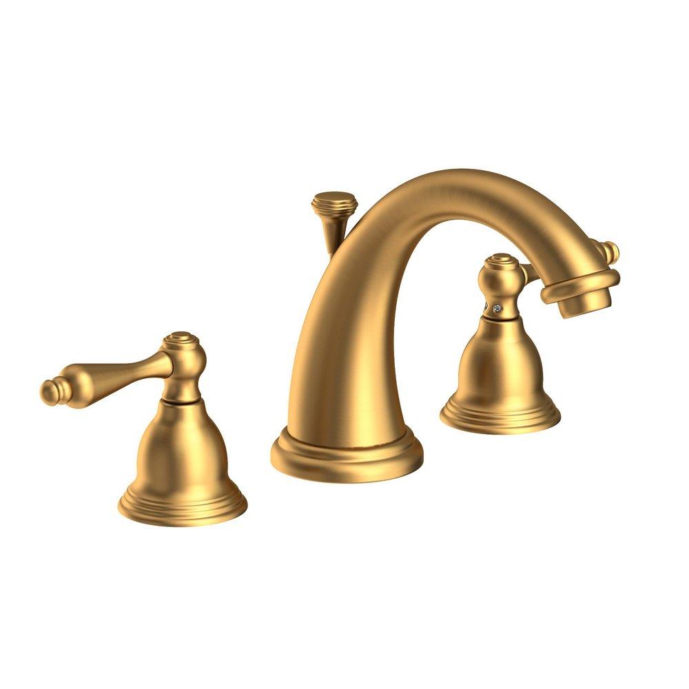 Newport Brass Satin Bronze - PVD Two Handle Widespread Bathroom Sink Faucet Lever Handle 