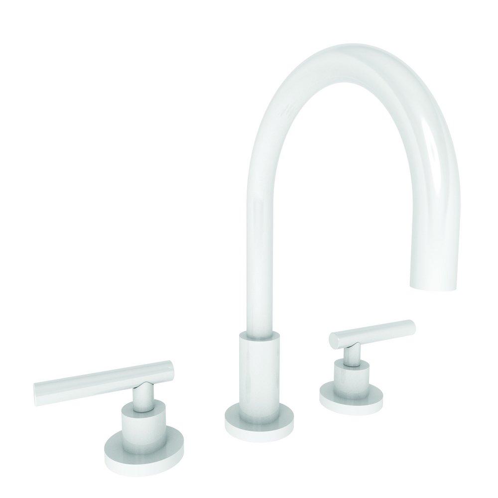 Newport Brass White Two Handle Bathroom Sink Faucet 